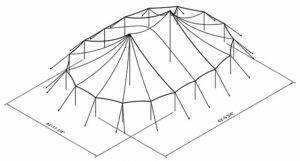 2pole Sail Tent Dimensions1
