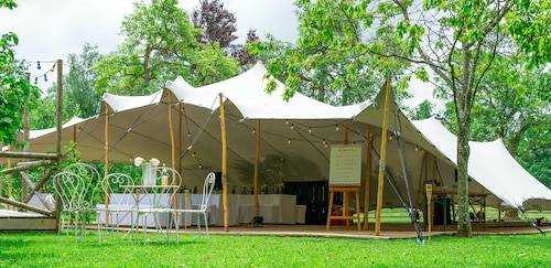 Transform Your Event with Our Unique and Creative Stretch Tent Hire Services, Set Up in a Beautifully Organic Way by Origami Marquees